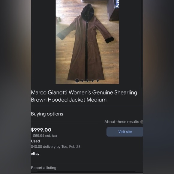 Vintage Marco gianotti Italian fur coat​​​​​​ - Picture 9 of 10